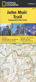 John Muir Trail Topographic Map and Guide